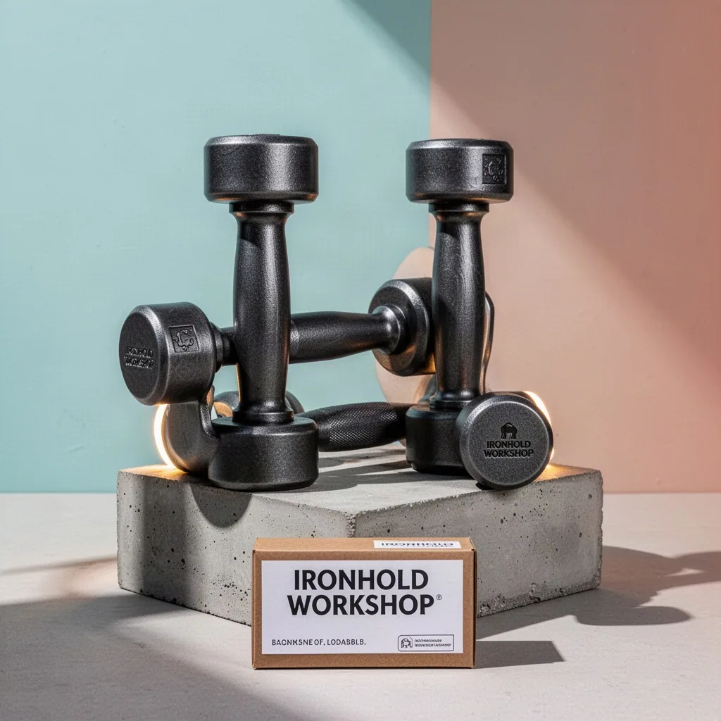 Ironhold Workshop Modular Cast Dumbbell Handle Pair